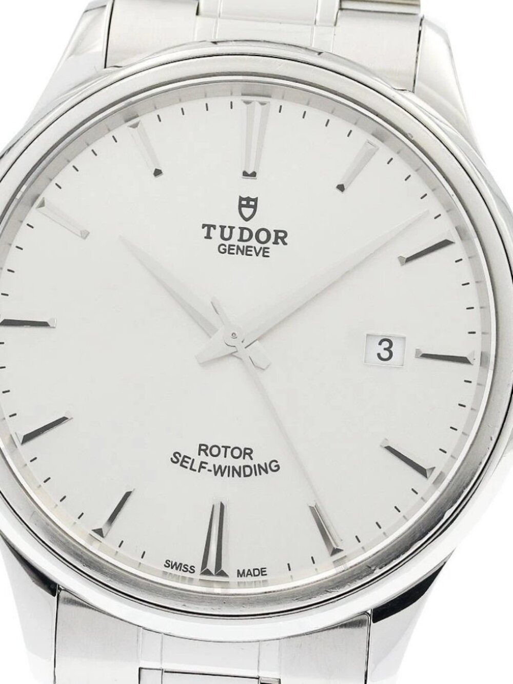 TUDOR style 12700 Date Silver Dial Automatic Men's Watch_